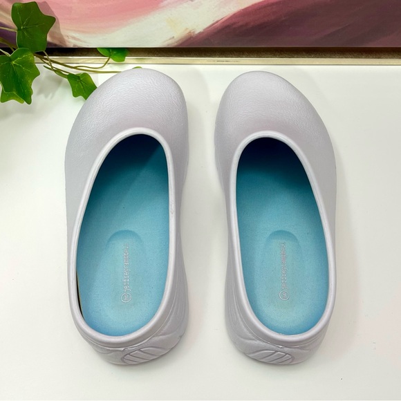 Jeffrey Campbell Birdie Danish Rubber Clogs in White Size US 9 / EU 40 - Picture 7 of 11